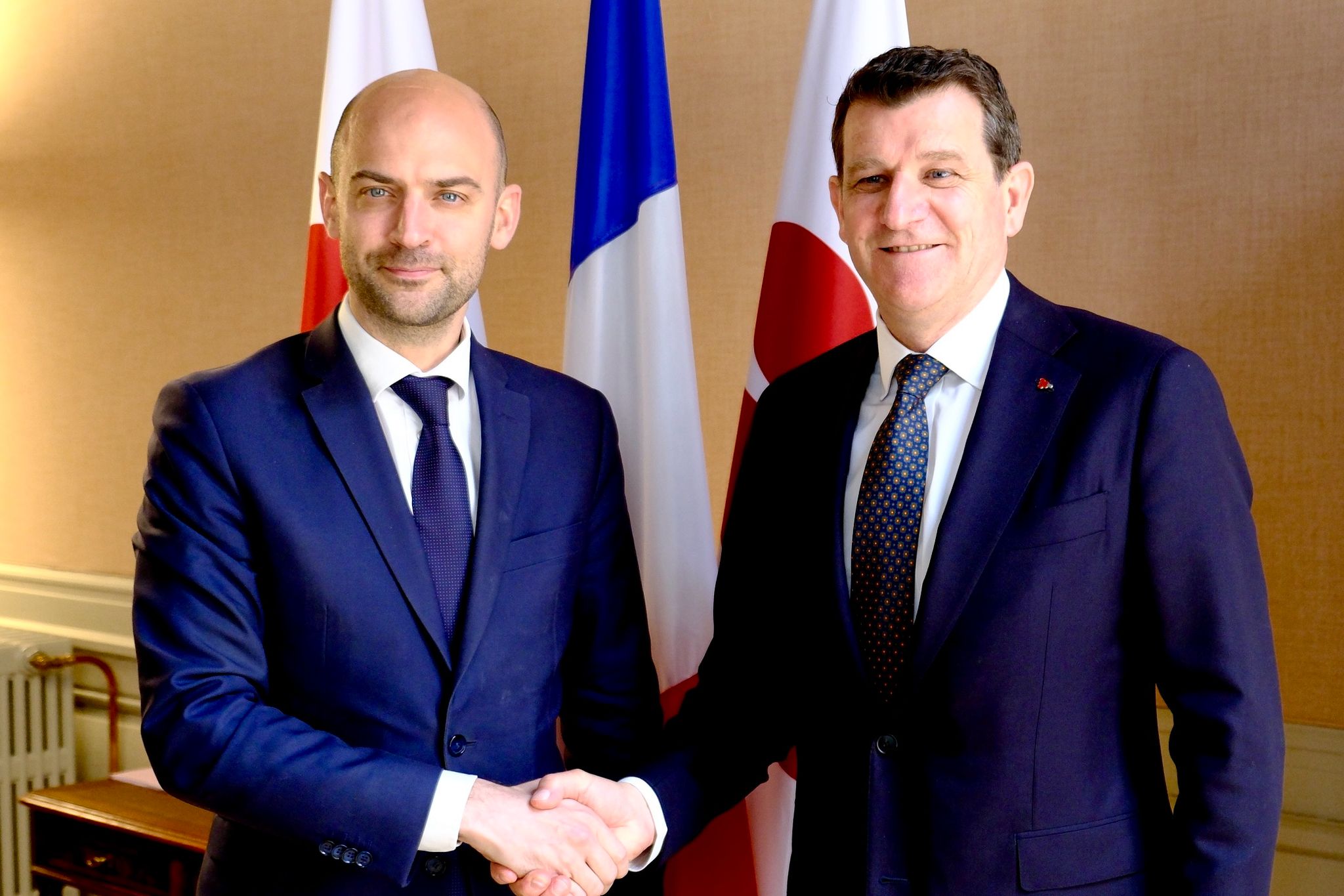 Jean-Noël Barrot and John Barker
