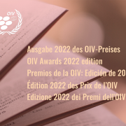 2022 OIV Awards: Registrations opened 2022 OIV Awards: Registrations opened